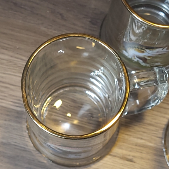 3 VTG Al Agnew Glass Stein Beer Mugs Sportsman Fishing Large Mouth Bass & Trout - Picture 9 of 16